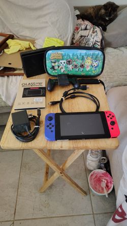 Nintendo Switch Bundle – Console, Dock, 128GB microSD, Case & Accessories