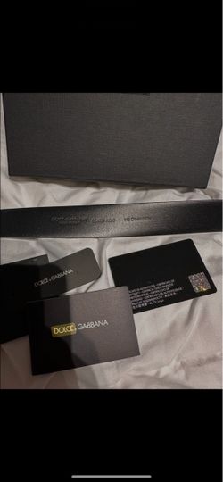 Dolce&Gabbana black belt 110 cm