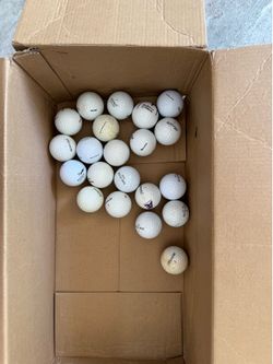 20 used golf balls