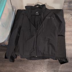 Reebok Les Mills Windbreaker Jacket – Fitness Training Jacket – Size l