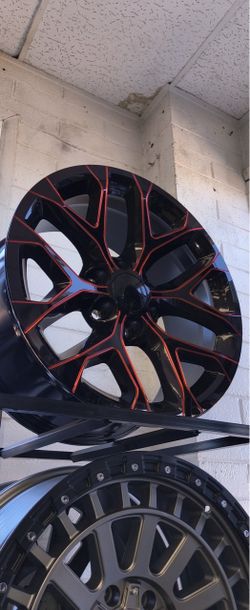 ​20" 6x139.7 Rims Ready to Mount Stop hunting online and get your truck outfitted today with fresh 20-inch 6-lug wheels. Visit Phoenix tires & wheels 