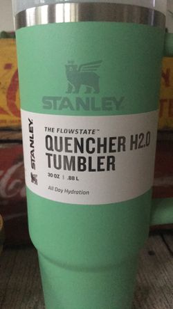 NEW Stanley Flowstate H2.O Quencher Jade 30 OZ Tumbler with Handle 