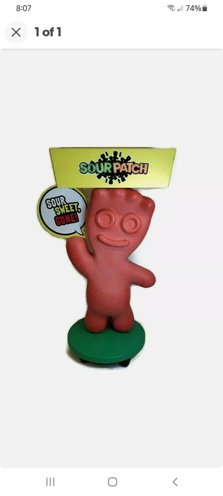 Sour Patch Kid Huge Display That Holds Candy 🍬