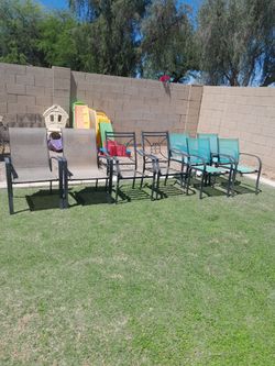 2 or 4 Outdoor Patio Chairs Stackable $25-$40 pair/set See All Photos Read Description