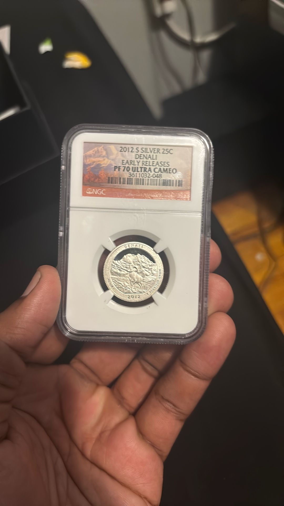 2012 S Silver Denali National Park Quarter