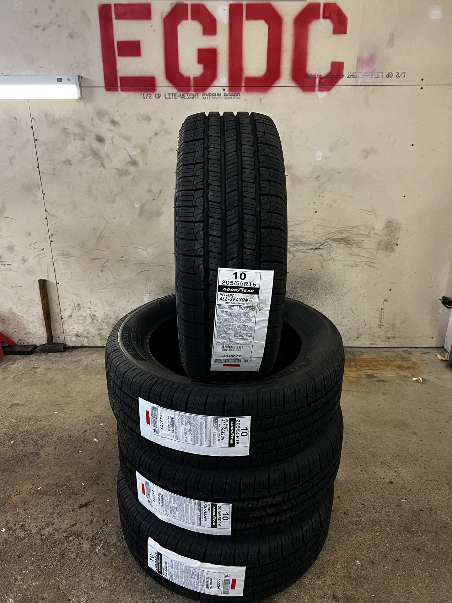 205/55R16 Goodyear Free Installation