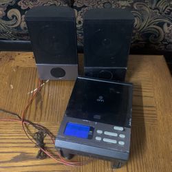 CD + Radio WITH 2 Speakers 