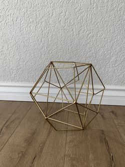 Anthropologie Gold Decorative Piece