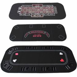 Portable Poker, Blackjack Game Table Set With Carry Case BRAND NEW IN BOX!