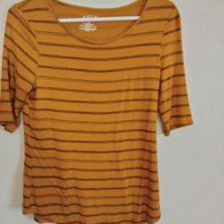 Golf & Black Striped Shirt, Very Comfortable, Stretchy Material 