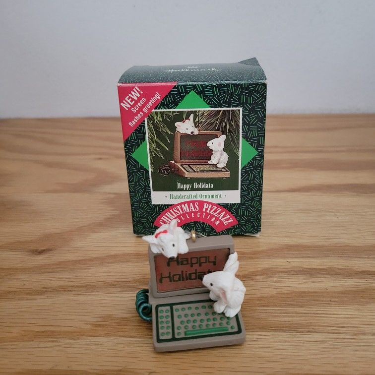 Hallmark Keepsake Christmas Ornament - 1987 "Happy Holidata"