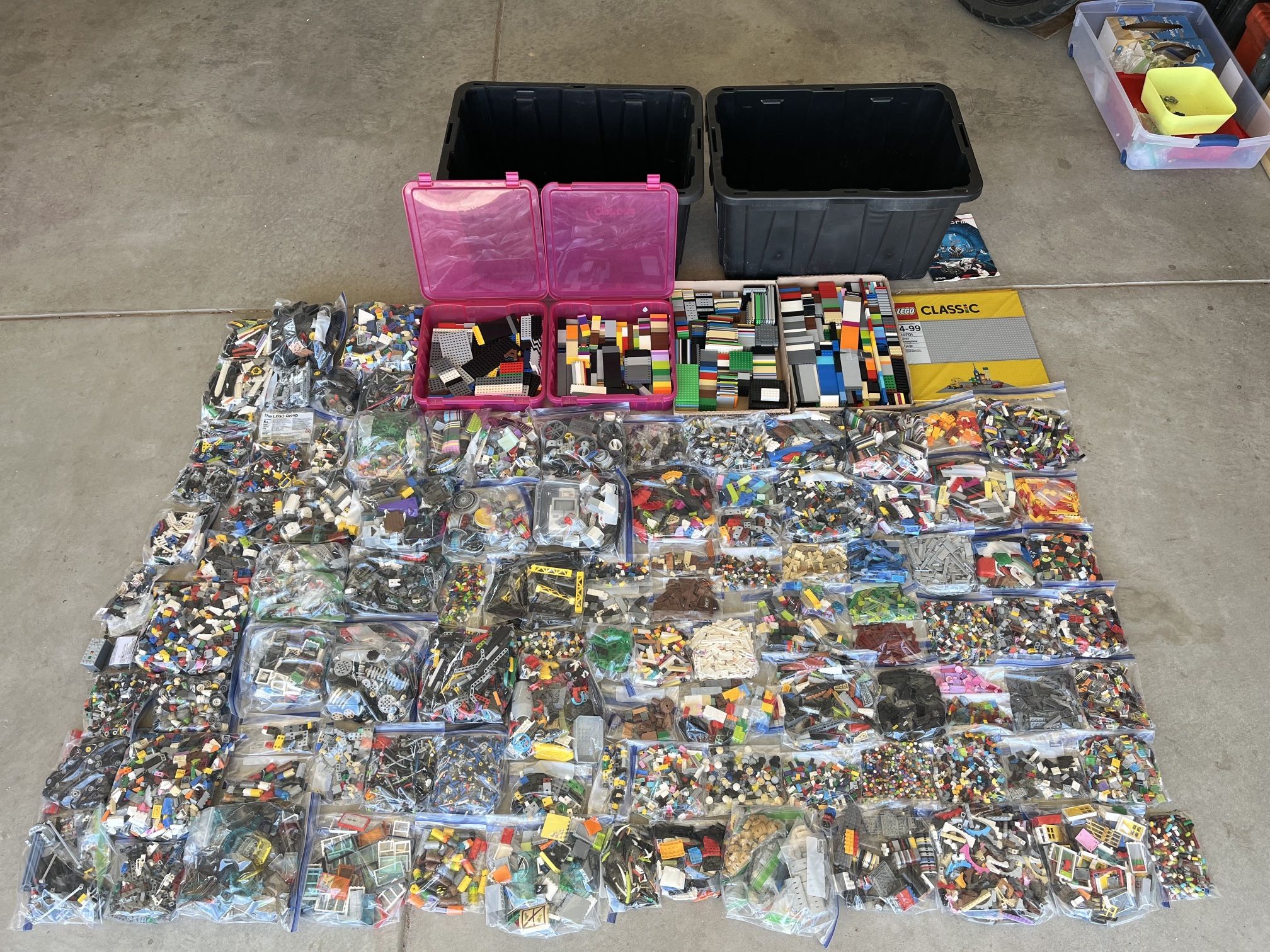 A Lot of Sorted Lego