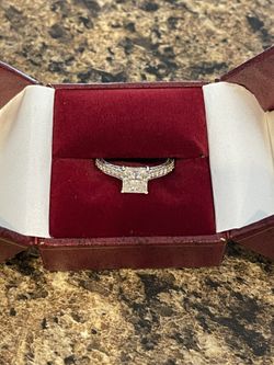 1.5 Ct White Gold Charles And Colvard Engagement Ring