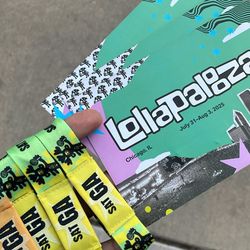 Lollapalooza General Admission Wristbands