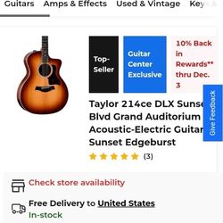 Taylor Guitar Brand New 