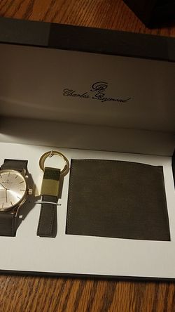 Charles raymond watch and wallet set