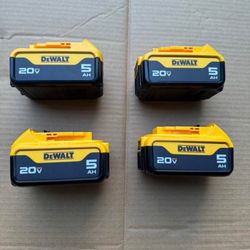 DeWalt Batteries 20v 5ah 60ea