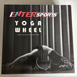 NEW Yoga Wheel Set Sports Yoga Roller for Women Back Pain, Stretching, Backbends and Improving Flexibility Training with Yoga Stretch Strap