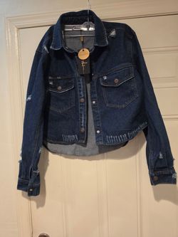 Sweet look womens denim jacket