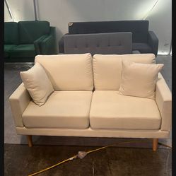 On Sale!!! Only $150  Velvet Loveseat Sofa And Linen Loveseat.. (while Supplies Last)