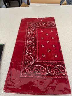 12 packages of 12 handkerchiefs each. Five dollars a package.