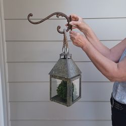 Outside Hanging Candle Holder