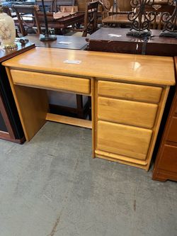 Wood desk (in store)