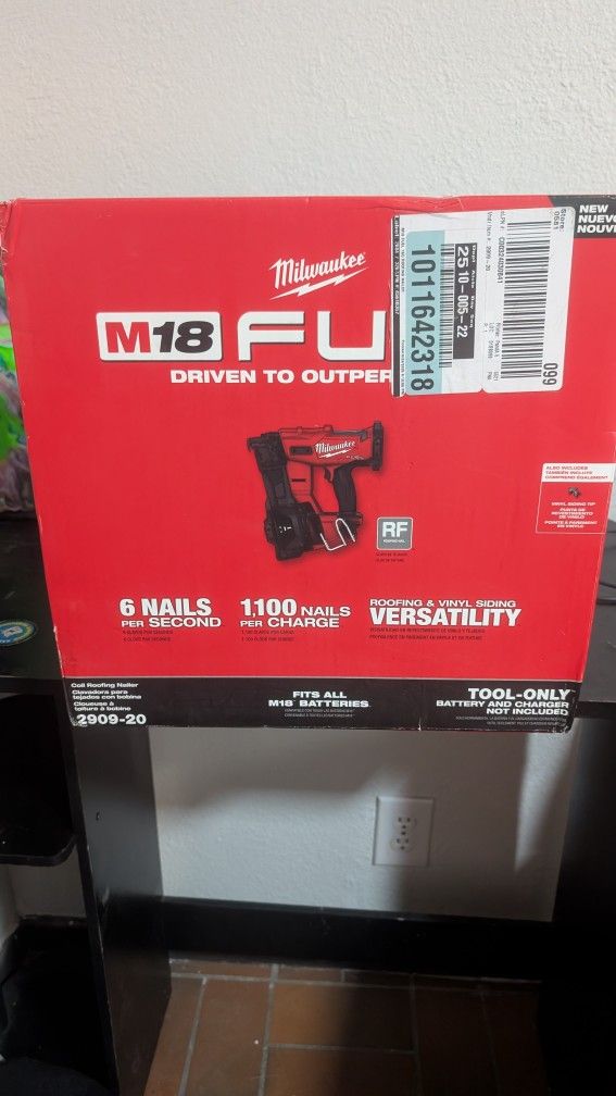 M18 Milwaukee Nail Gun