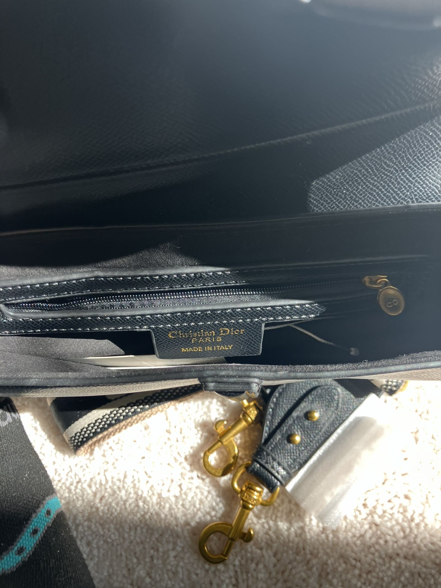 Black Bag With Gold Hardware