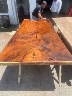 Kiln dried live edge slabs