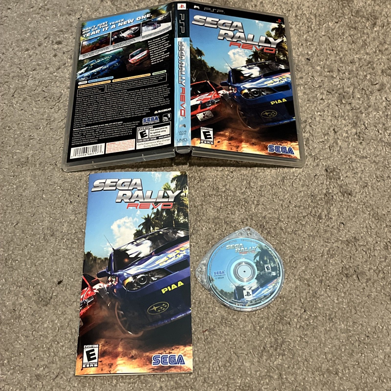 Sega Rally Revo Sony PSP PlayStation Portable UMD Complete CIB w/ Manual