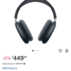 Apple AirPods Max Midnight Over-Ear Headphonesx