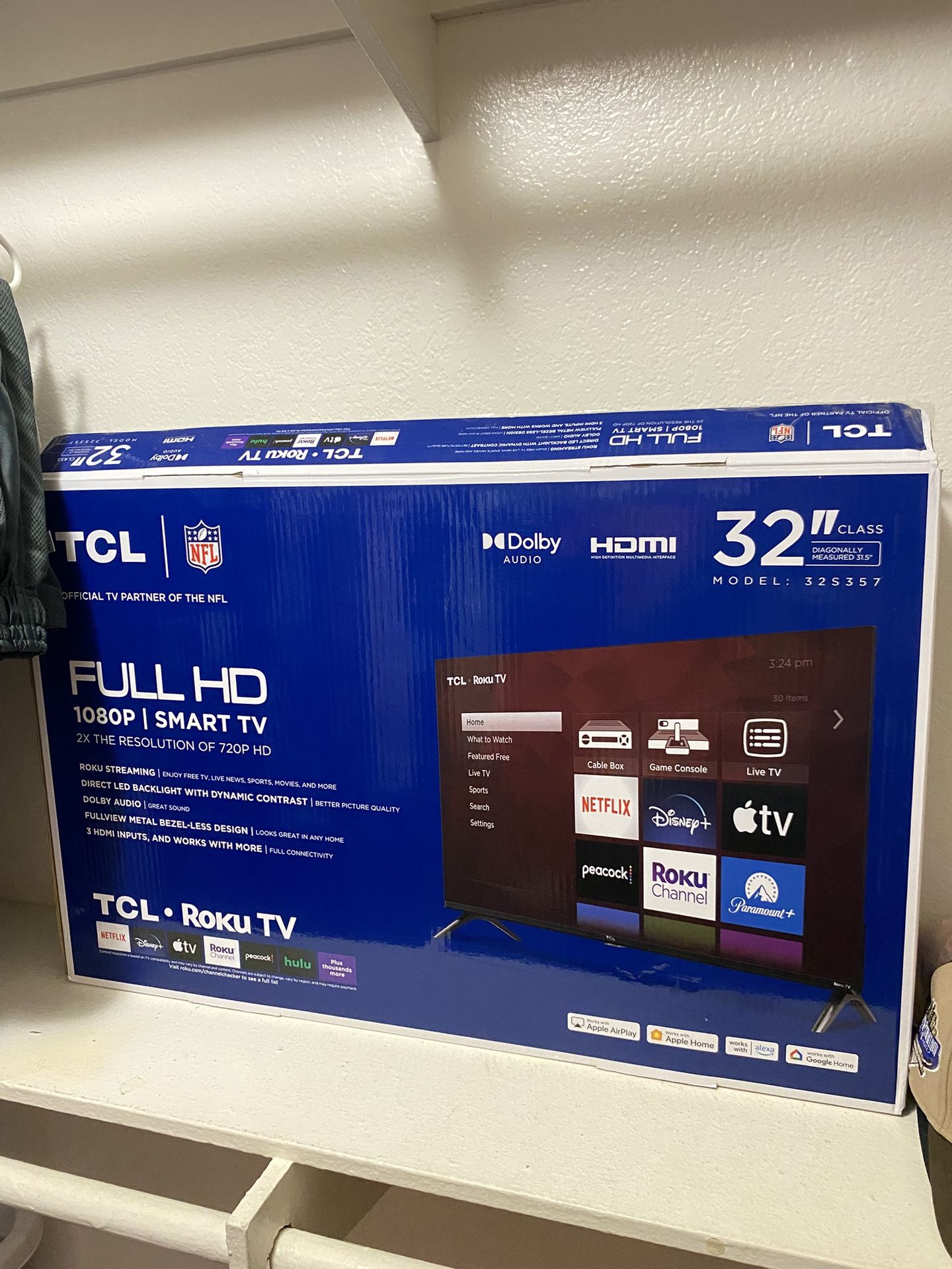 32'' TCL Roku TV
