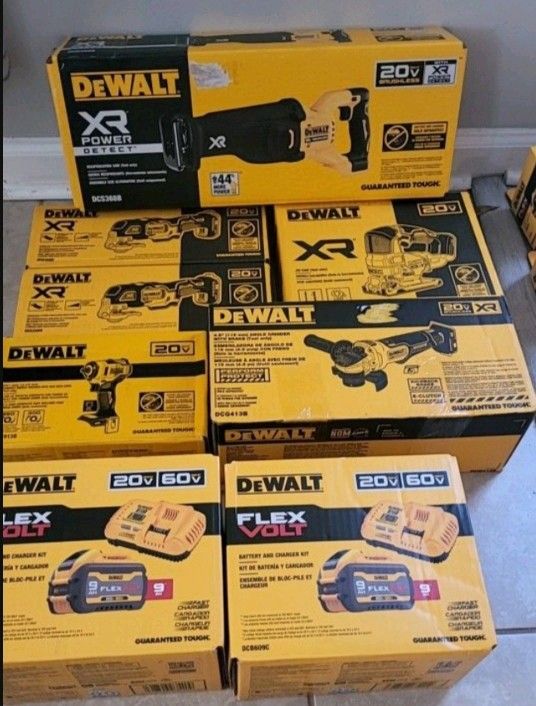 Dewalt Mix TOOLS Lot All New