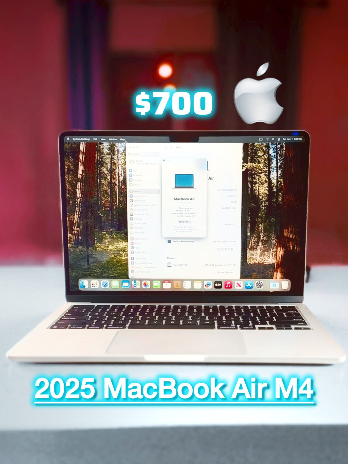 🔥2025 MacBook Air 13” Apple M4 - Runs Perfect By, Zero Issues 