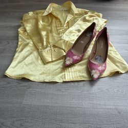 Combinado blusa y zapatos