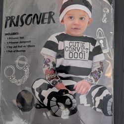 Prisoner Baby Costume 6-13 Months