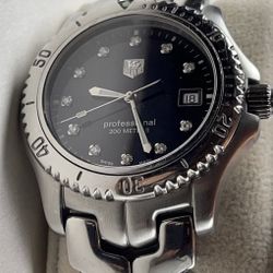 TAG Heuer Professional WT1317 Diamond Quartz Ladies Watch 