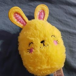 way to celebrate yellow easter bunny plushie