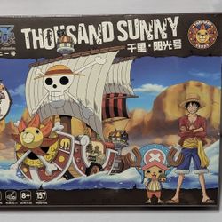 One Piece Thousand Sunny 3D Puzzle by CubicFun – 157 Pieces Anime Ship Model

