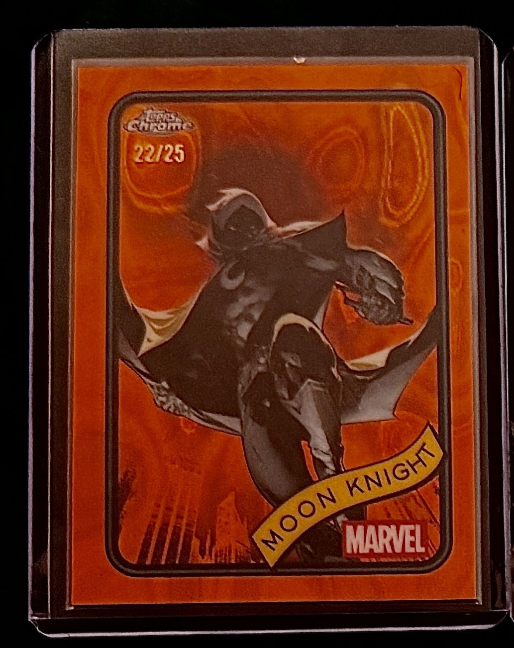 2025 Topps Chrome Orange Refractor Moon Knight /25