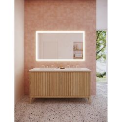 ROBERN LED LIGHTED BATHROOM MIRROR