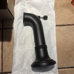 Matte Black Faucet Spout