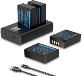 4 Pack NP-W126S Batteries for Fujifilm Camera with Dual Battery Charger