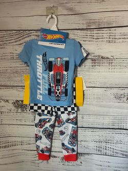NWT set of 2 Hot Wheels Pajama Sets size 2t