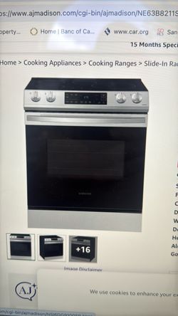 New in box Samsung Induction Smart Range