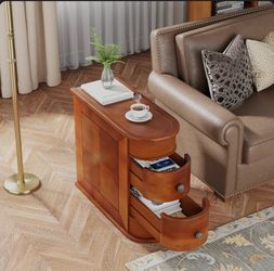 New Solid wood end table
