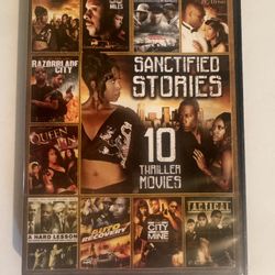 SANCTIFIED STORIES DVD 10 THRILLER MOVIES