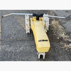 Vintage Nelson Tractor Traveling Lawn Sprinkler, Cast Iron. Walking sprinkler