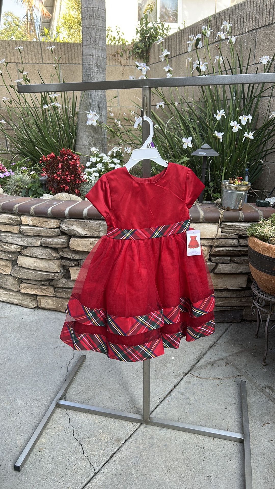 New Red 5T Party Dress